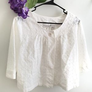 Kim Roger's Short Sleeve Cardigan Lace pattern